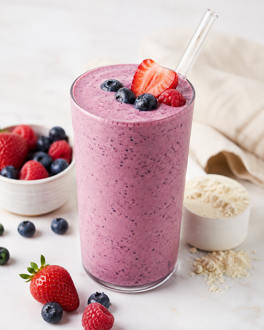 Vanilla Berry Polar Protein Smoothie