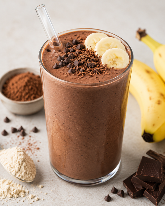 Chocolate Banana Protein Smoothie